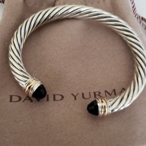 DY Sterling Silver Cable 7 mm Bracelet